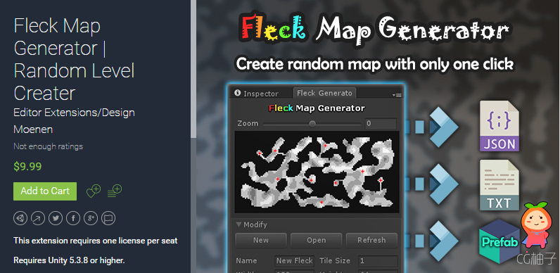 Fleck Map Generator  Random Level Creater 