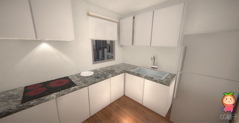 Modular Interior - Architecture 1.0 公寓室内房间内饰家具模型