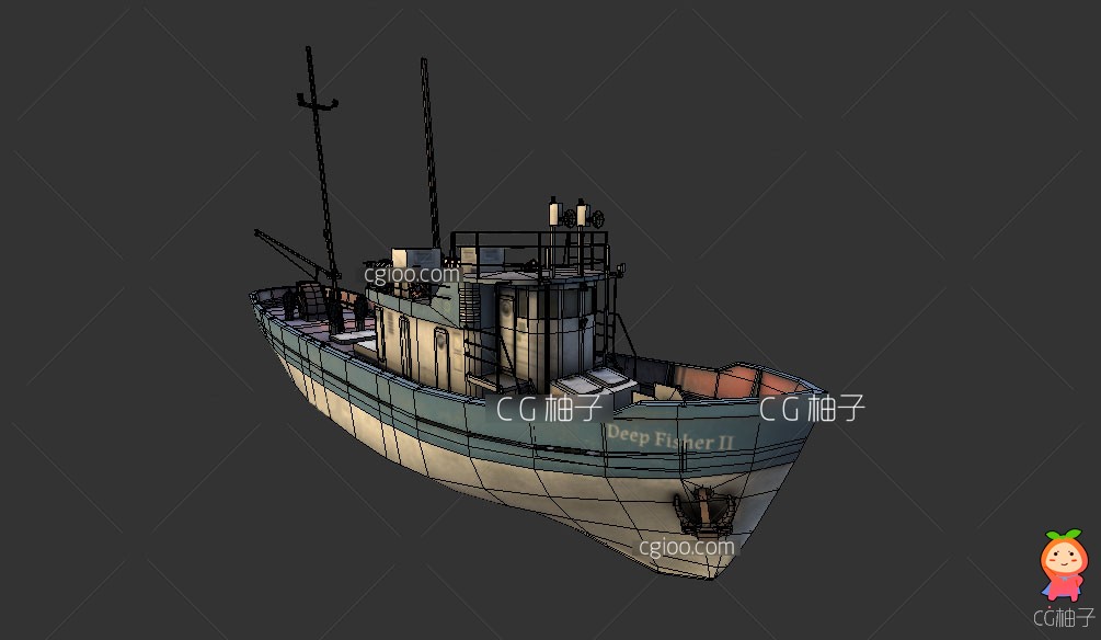 货船 游艇模型