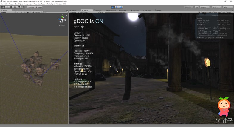 GDOC — Dynamic GPU Occlusion Culling 1.2.2 动态GPU遮挡剔除插件