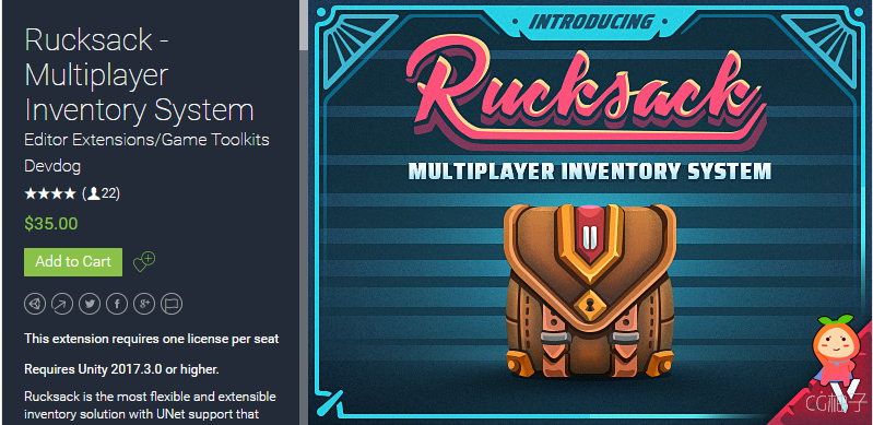 Rucksack - Multiplayer Inventory System 1.1.1