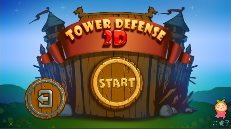 Tower Defense 2D 1.3.1 塔楼防御游戏项目