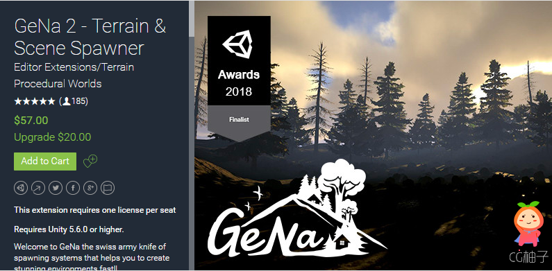 GeNa 2 - Terrain Scene Spawner 2.0.0 2019-4-30