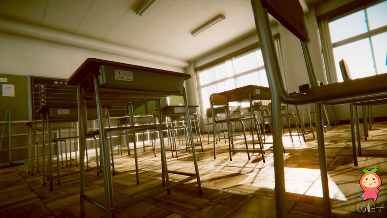 Japanese School Classroom 2.0 
