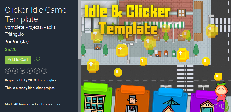 Clicker-Idle Game Template 2.4