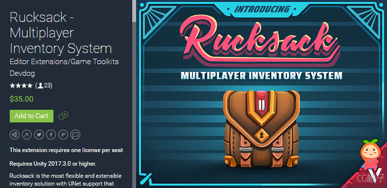 Rucksack - Multiplayer Inventory System 1.1.2