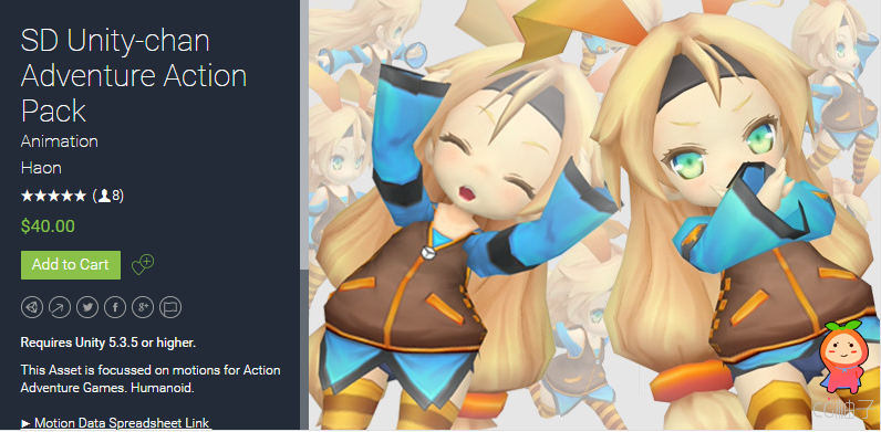 SD Unity-chan Adventure Action Pack 1.4