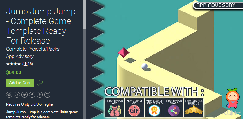 Jump Jump Jump - Complete Game Template 1.0.2