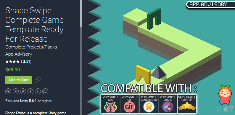Shape Swipe - Complete Game Template 1.0.1