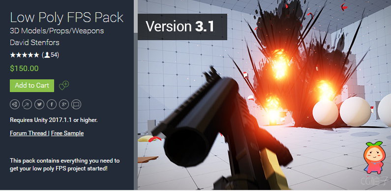 Low Poly FPS Pack 3.1