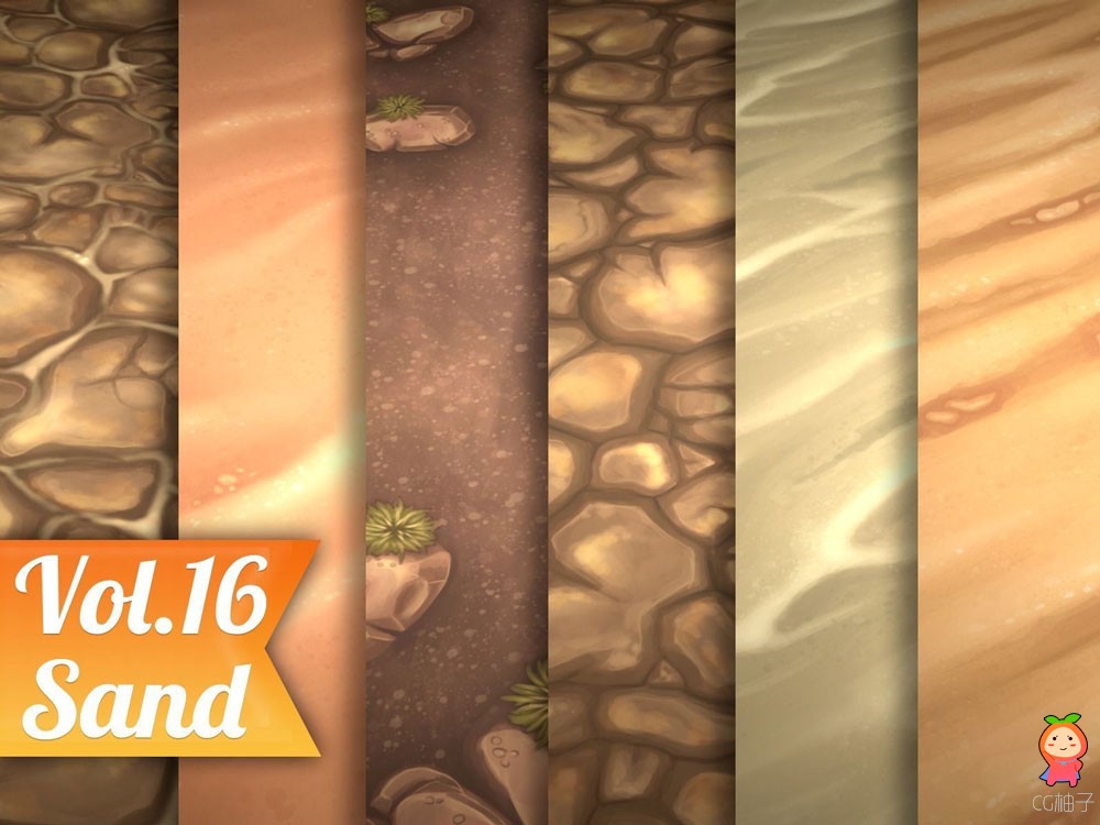 Stylized Sand Vol 16 - Hand Painted Texture Pack Texture