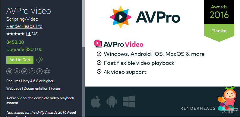 AVPro Video 1.10.0