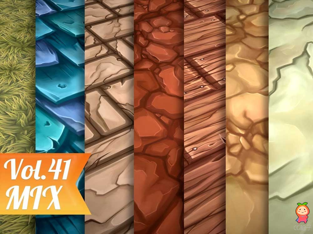 Stylized Mix Vol 41 - Hand Painted Texture Pack Texture