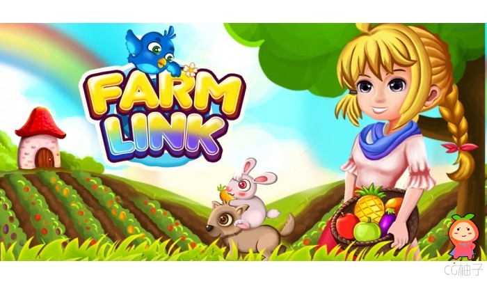 Farm Link Unity 2D Puzzle Game Unity 5.x Project