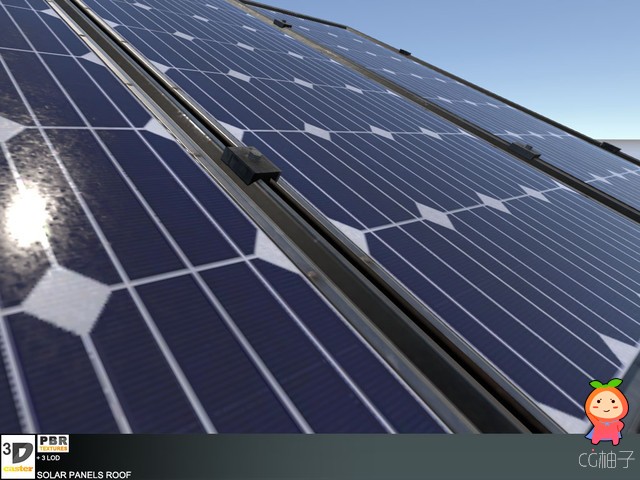 屋顶太阳能板模型