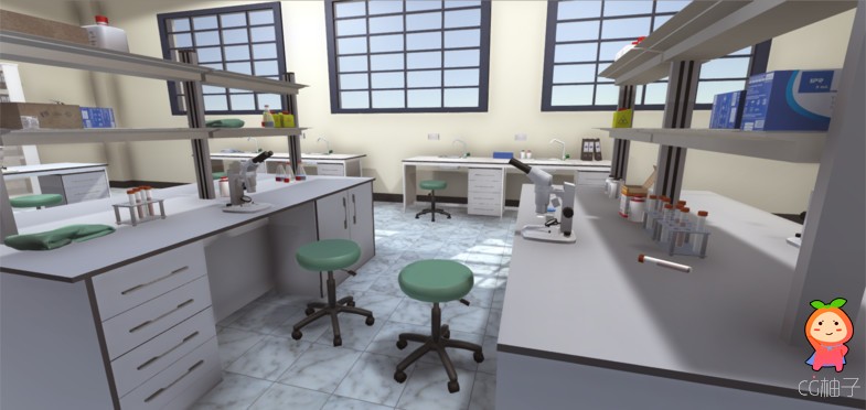 医院实验室模型