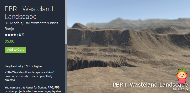 PBR+ Wasteland Landscape 1.0