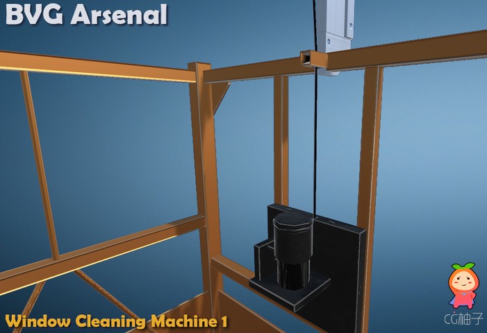 Window Cleaning Machine 1 1.0 擦窗机器纹理模型