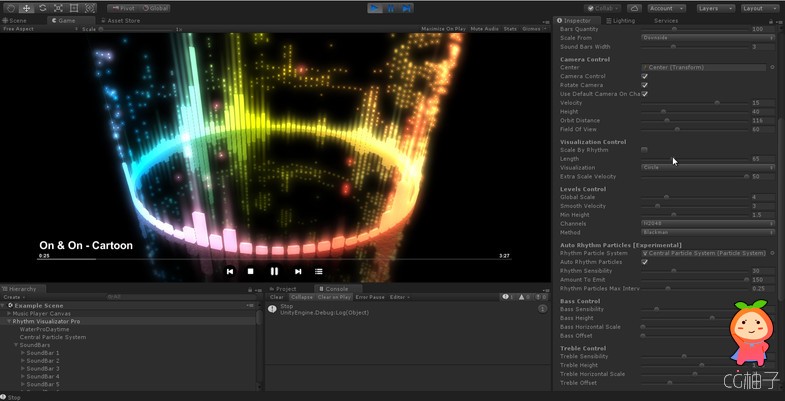 Rhythm Visualizator Pro 2.2b 三维声音效节奏可视化插件