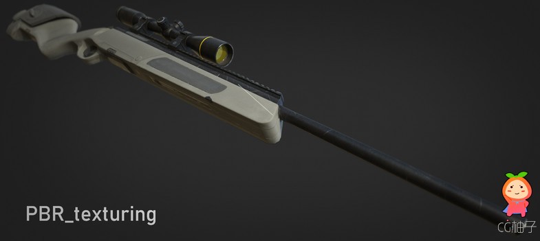 Steyr Scout 1.1 现代FPS射击游戏装备武器道具模型