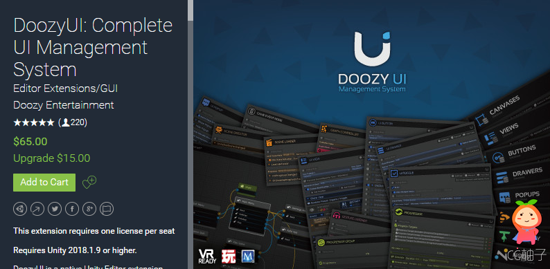 DoozyUI：Complete UI Management System 3.0.c4
