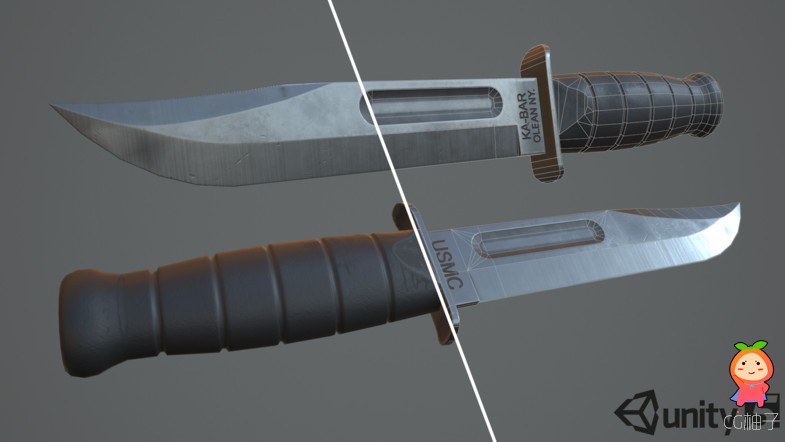 Knife pack 1.0  高品质刀模型 匕首砍刀具模型