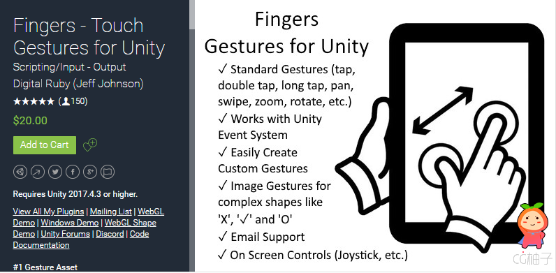 Fingers - Touch Gestures for Unity 2.9.0