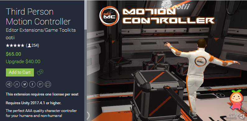 Third Person Motion Controller 2.804