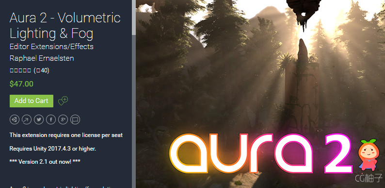 Aura 2 - Volumetric Lighting & Fog 2.1