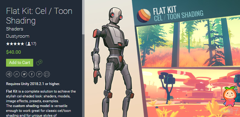 Flat Kit：Cel  Toon Shading 1.4.5