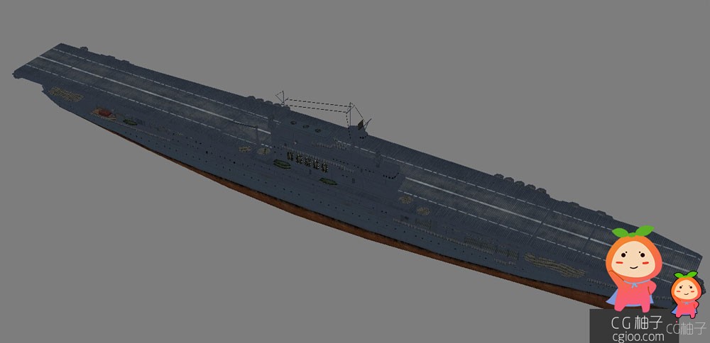 巅峰战舰手游低模 二战舰船轮船武器航母飞机模型