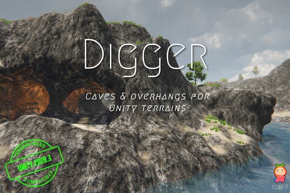Digger - Terrain Caves Overhangs 1.9