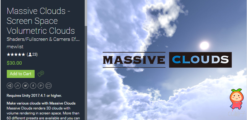 Massive Clouds - Screen Space Volumetric Clouds 4.0.2