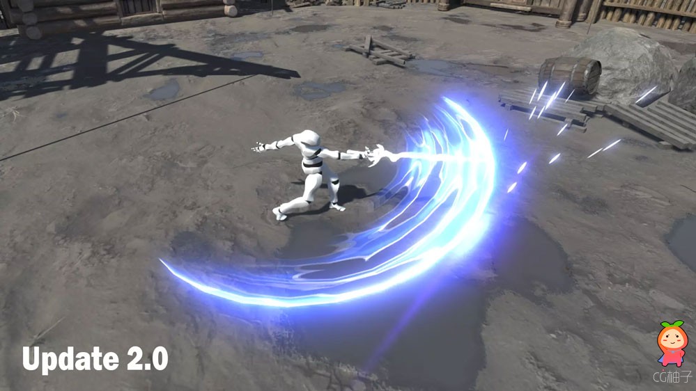 Sword slash VFX 2.0 刀砍特效武器刀剑挥舞特效