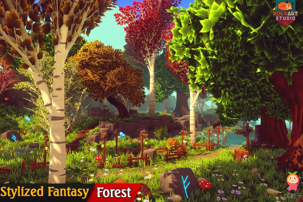 Stylized Fantasy：Forest Environment 1.3