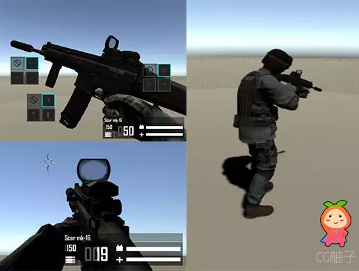 Character for multiplayer FPS game 1.0