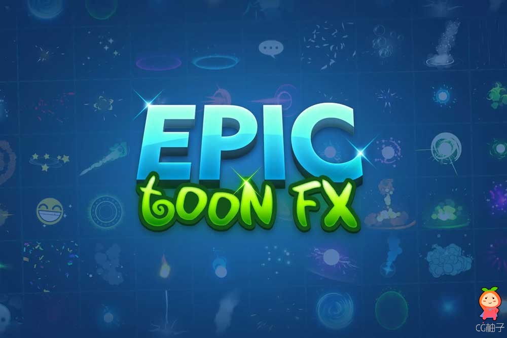 500个卡通粒子特效资源包 Epic Toon FX v1.71