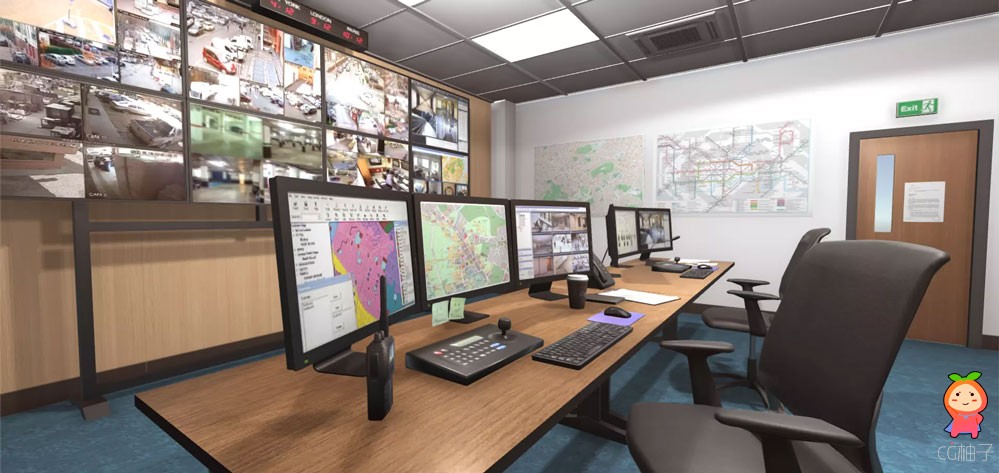 Police Security Control Room