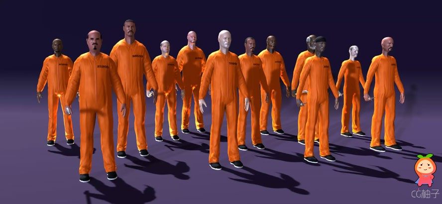 囚犯角色模型