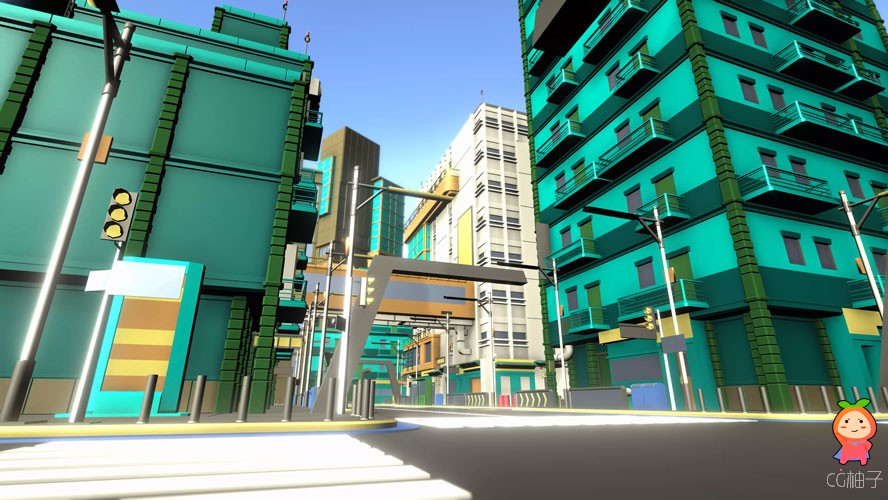 Snaps Prototype | Sci-Fi Urban v1.0科幻都市城市模型
