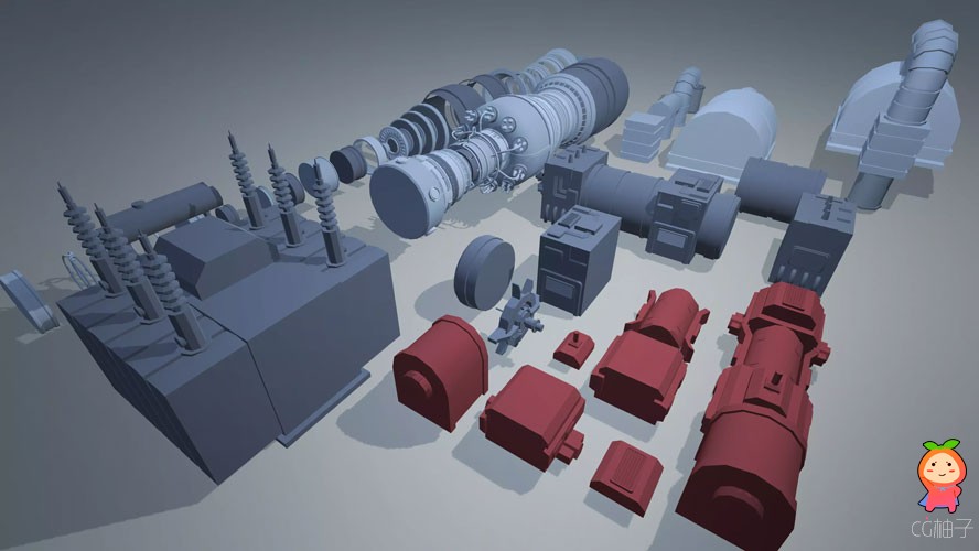 Snaps Protoype | Power Plant v1.0发电厂内部场景模型