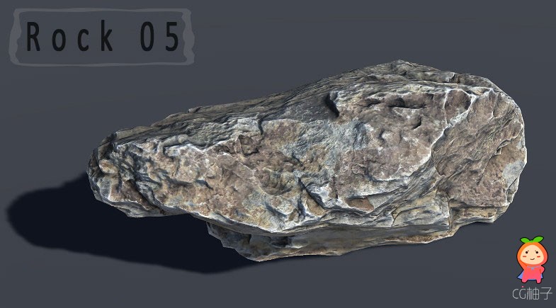 写实石头岩石3D模型 Rock逼真山石模型