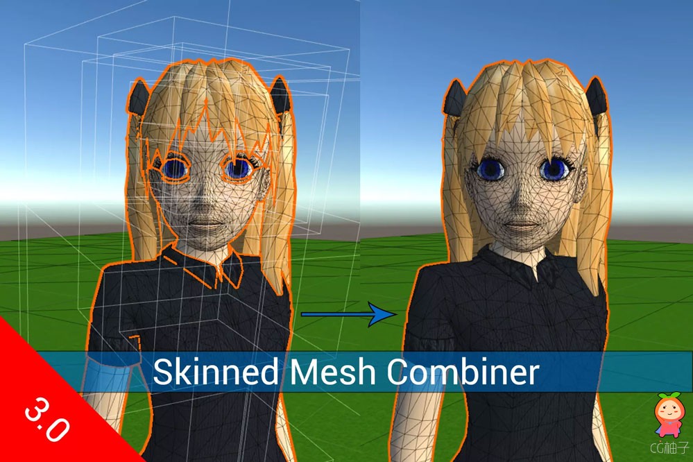 Skinned Mesh Combiner MT 3.1.2