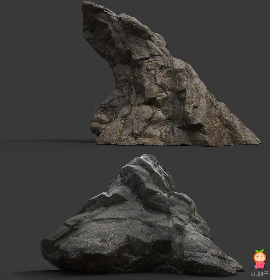 各种岩石模型