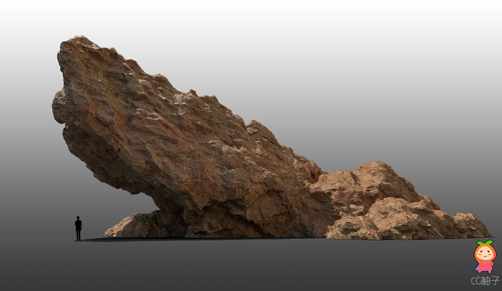 各种岩石头山石3D模型