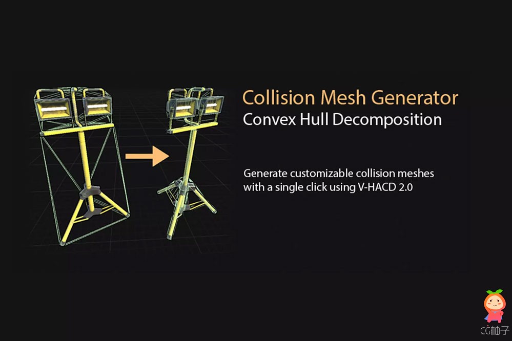 Collision Mesh Generator | Convex Decomposition 
