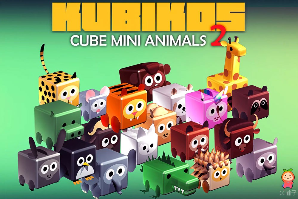 KUBIKOS - Animated Cube Mini Animals 2 1.0