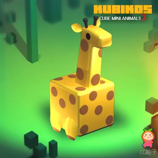 KUBIKOS - Animated Cube Mini Animals 2 1.0动画立方体迷你动物模型