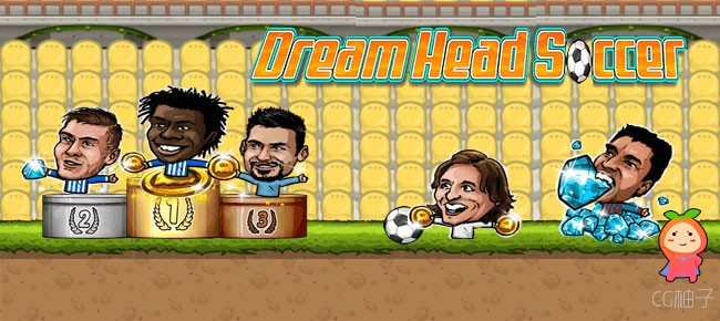 Dream Head Soccer Unity 2017.1.0f3 Project