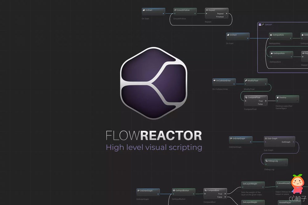 FlowReactor - High level visual scripting 1.1.1
